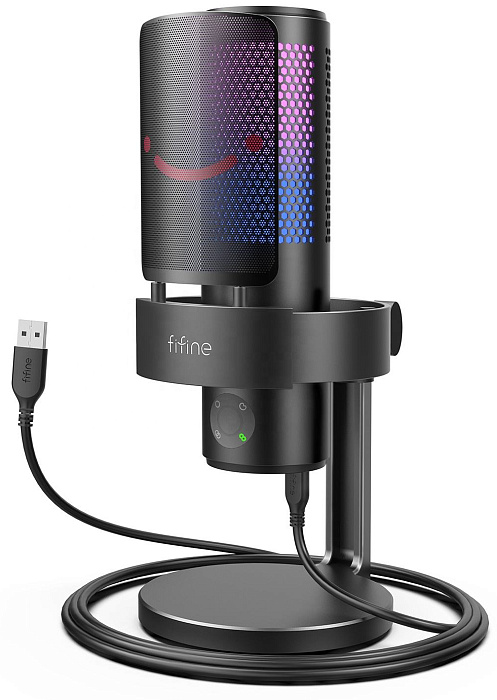 Конденсаторный USB-микрофон FIFINE AmpliGame A9, Black